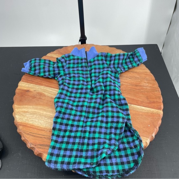 American Girl Doll 18" Pleasant Company 1996 Plaid Nightie Nightgown ONLY PC - Picture 2 of 4